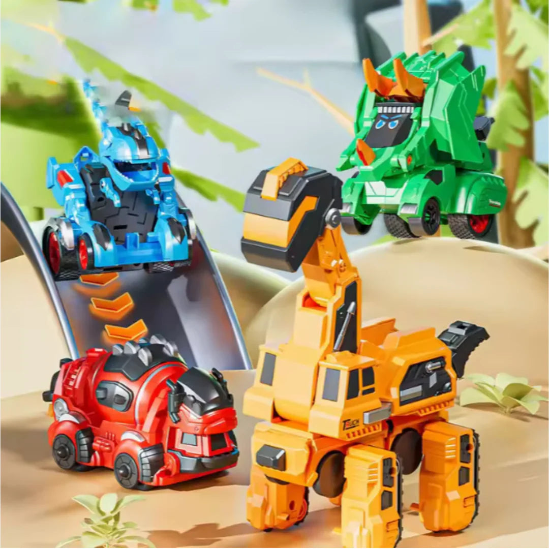Transformerande dinosauriebil – Magisk lek för barn