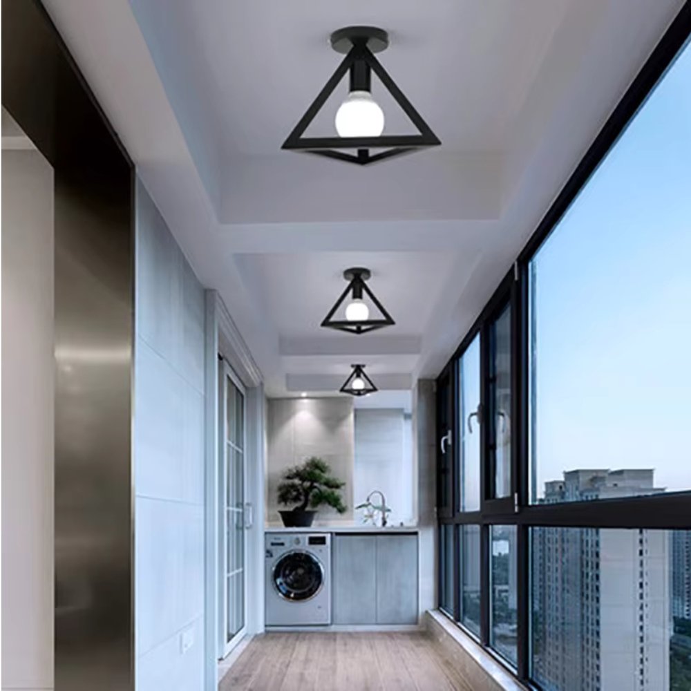 Triangulo Lampa - Geometrisk Design med Varmt Ljus