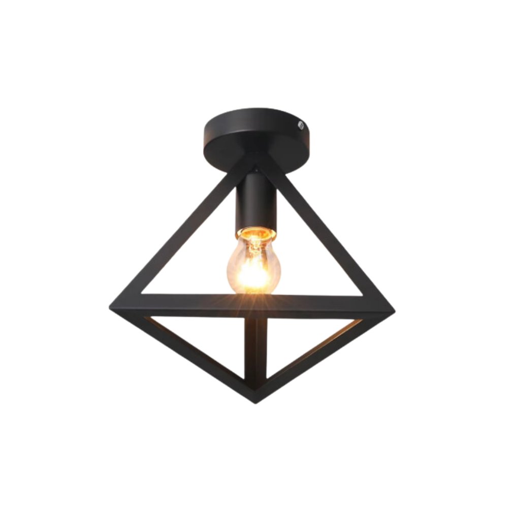 Triangulo Lampa - Geometrisk Design med Varmt Ljus