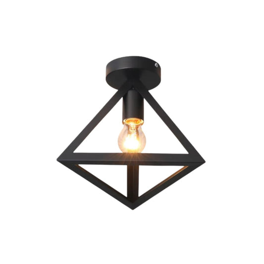 Triangulo Lampe - Geometrisk Design med Varmt Lys