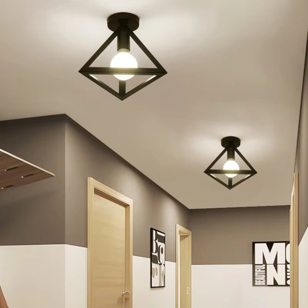 Triangulo Lampa - Geometrisk Design med Varmt Ljus