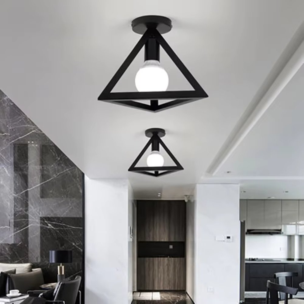 Triangulo Lampa - Geometrisk Design med Varmt Ljus