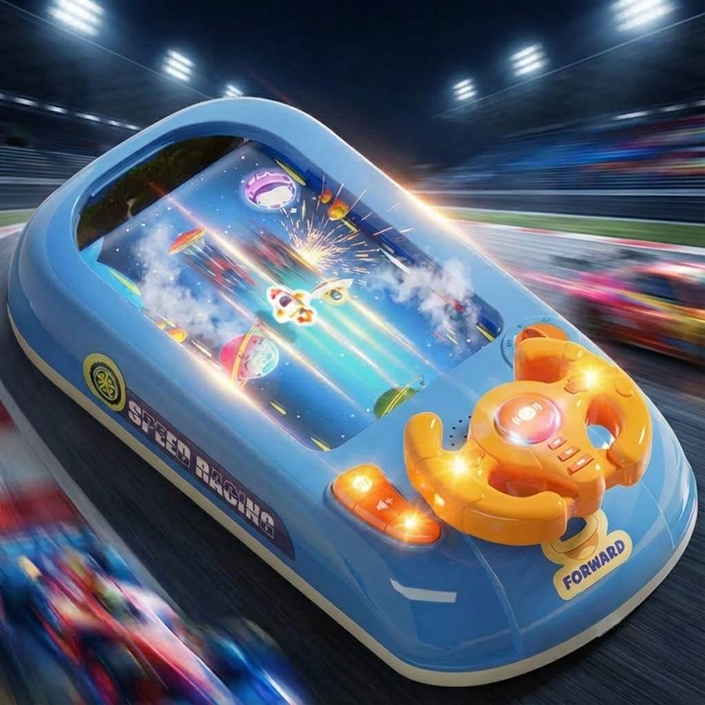 Interaktivt Racer Spil for Børn – Skærmfri Sjov og Læring