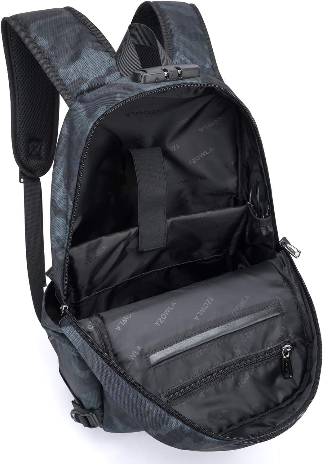 Stor og Sikker Rygsæk til Laptop med USB-Port – 30–50L