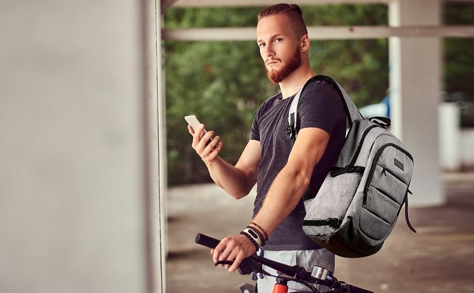 Stor og Sikker Rygsæk til Laptop med USB-Port – 30–50L