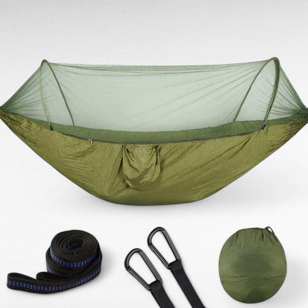 Utomhushängmatta med Insektsnät – Lättviktsnylon och Enkel Montering