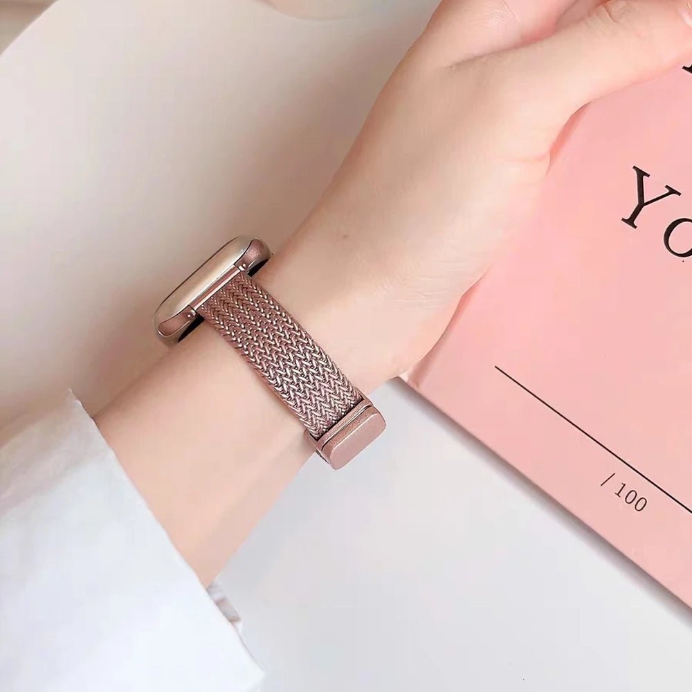 Ultra-tyndt armbånd i rustfrit stål til Apple Watch for elegant brug
