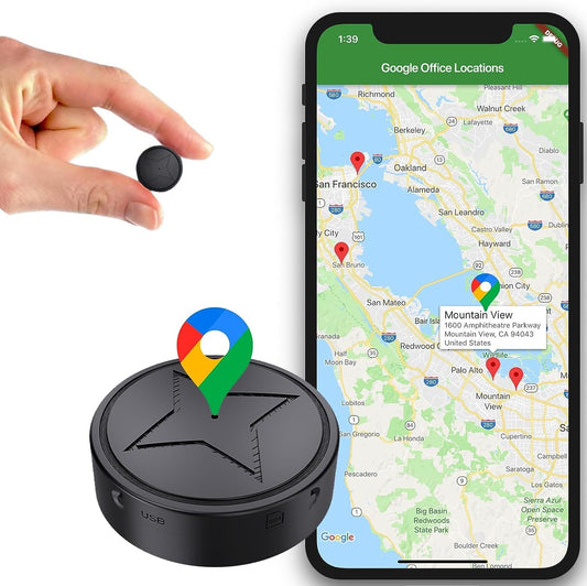 Kraftfuld GPS-tracker med stærk magnet og live sporing