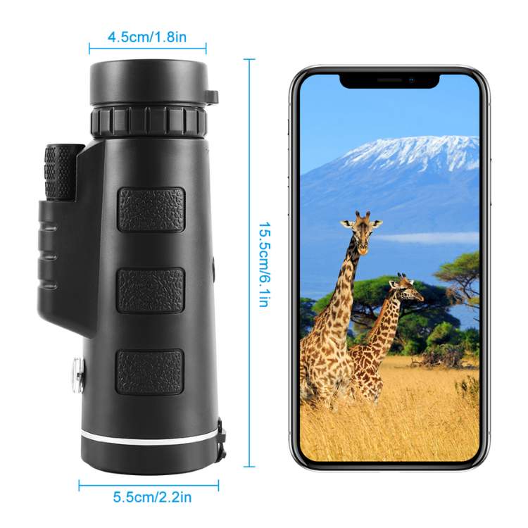 UltraZoom Pro HD Monokular | Vandtæt, BAK-4 Prisme & Ideel til Stjernekiggeri og Dyrelivsobservation