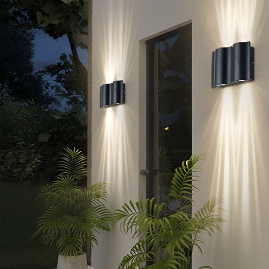 Modern LED-vägglampa för utomhusbruk - Snygg och energisnål