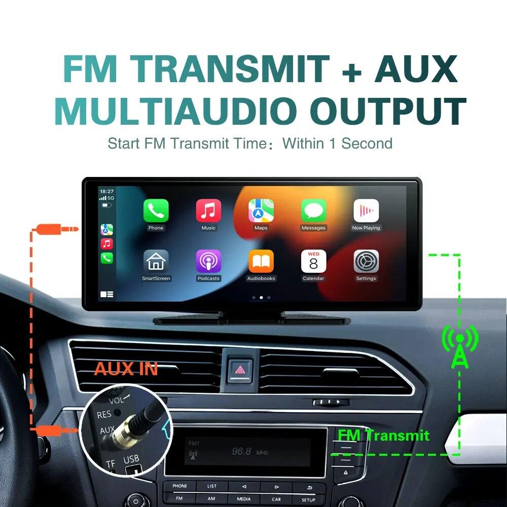 10.26" Bilradio med Trådløs CarPlay & Hurtig WiFi