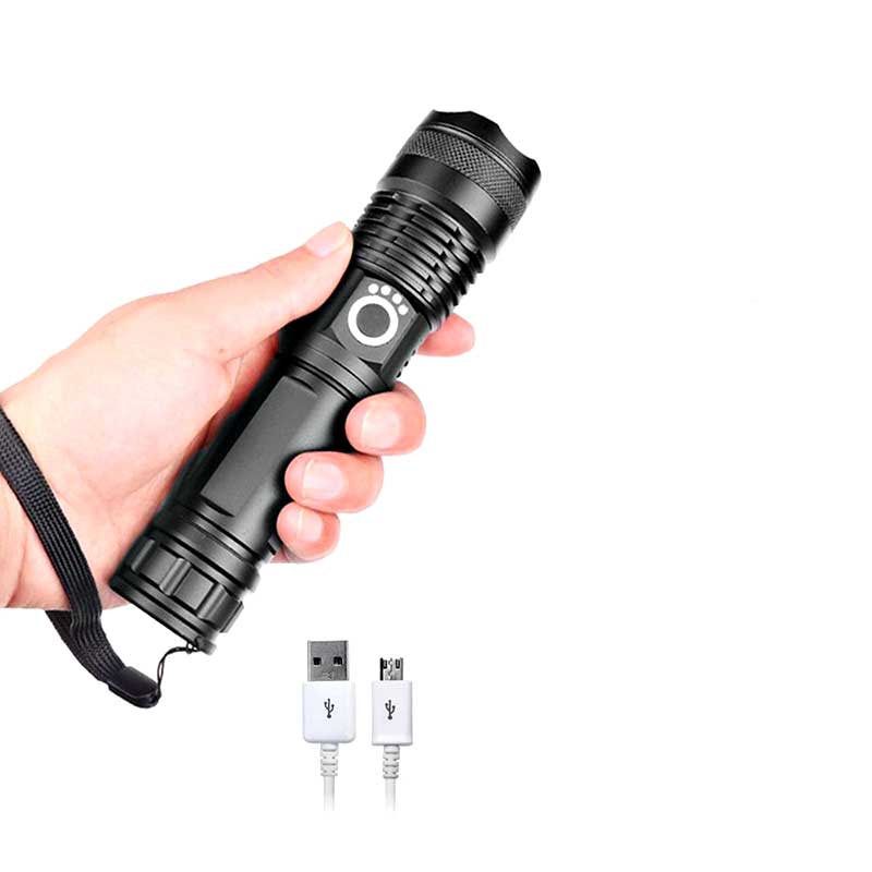 USB lommelygte med høj effekt