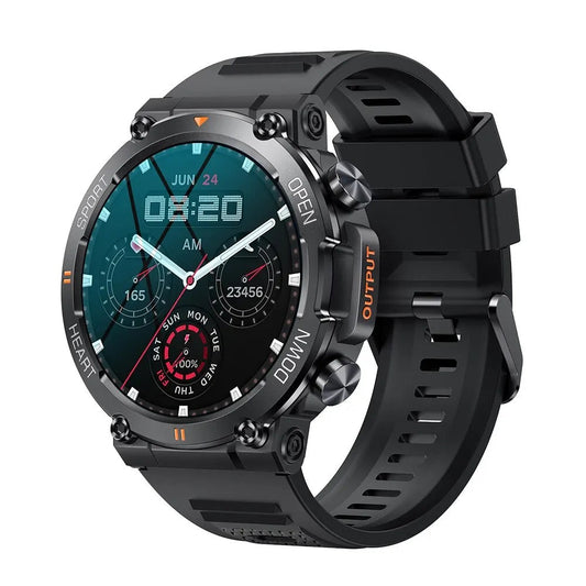 Herre Smartwatch med HD Skærm og Fitness Tracking