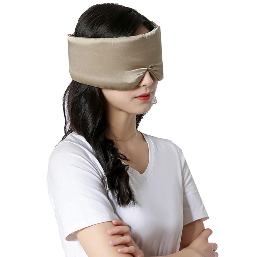 Sovmask i silke - Lyxig sovmask