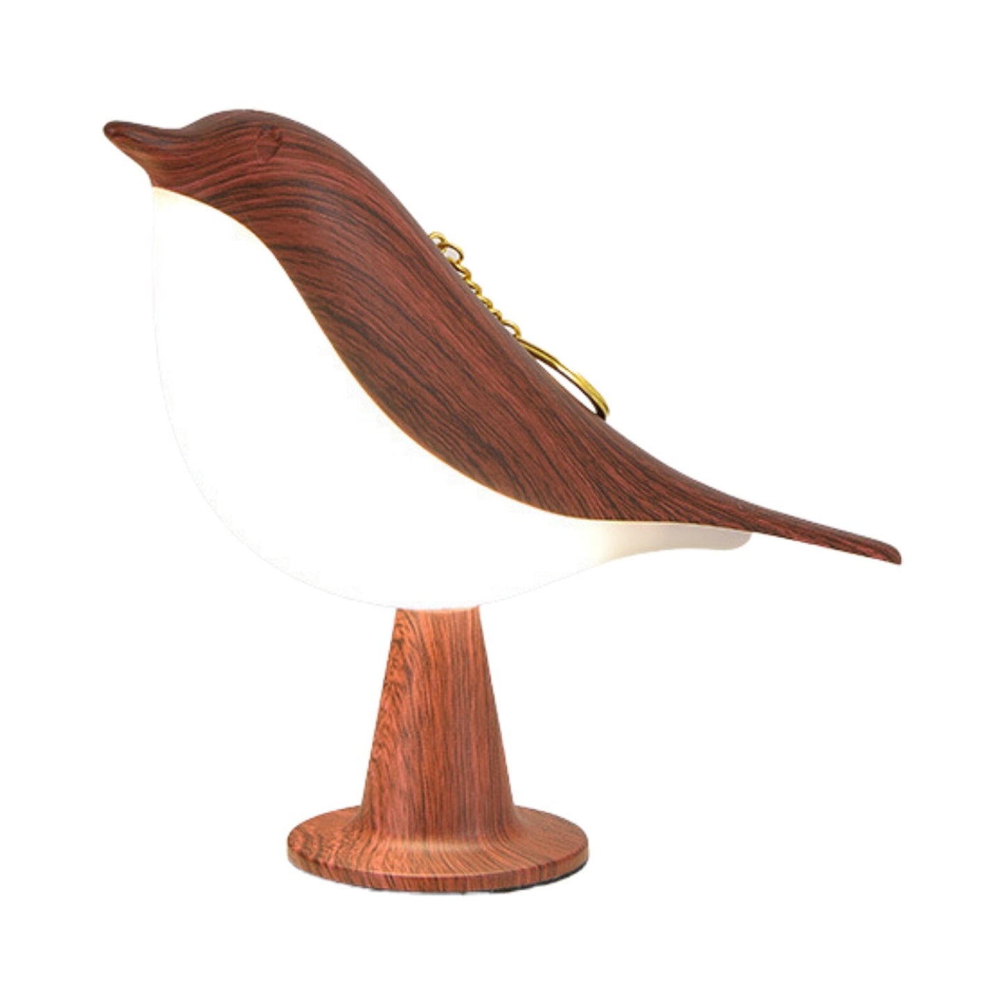 Stilfuld LED Bordlampe med Fuglemotiv og Blødt Lys