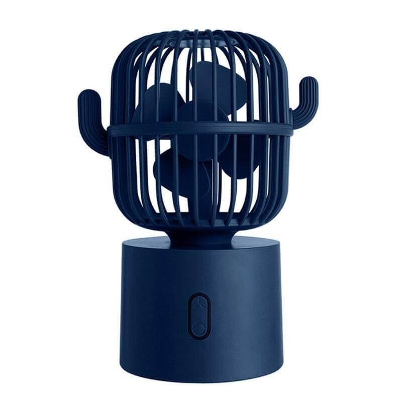 Genopladelig USB Bærbar Mini Kaktus Vifte