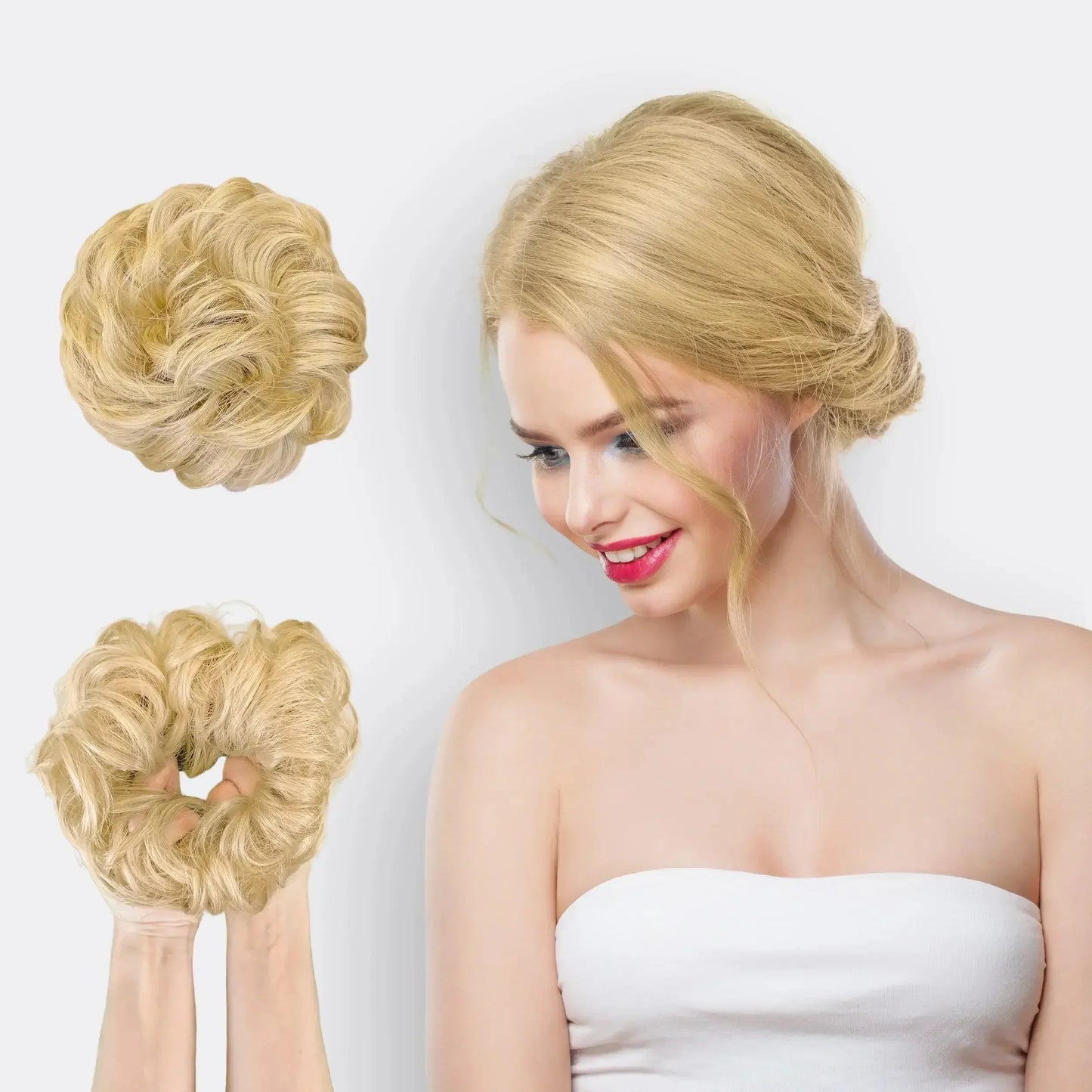 Hårforlængelse Scrunchie – BunHår