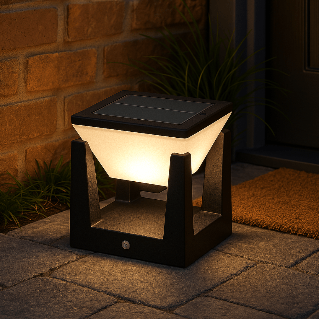 Elegant och hållbar solcellsdriven trädgårdslampa för utomhusbruk