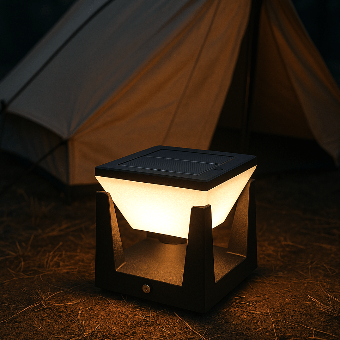 Elegant och hållbar solcellsdriven trädgårdslampa för utomhusbruk