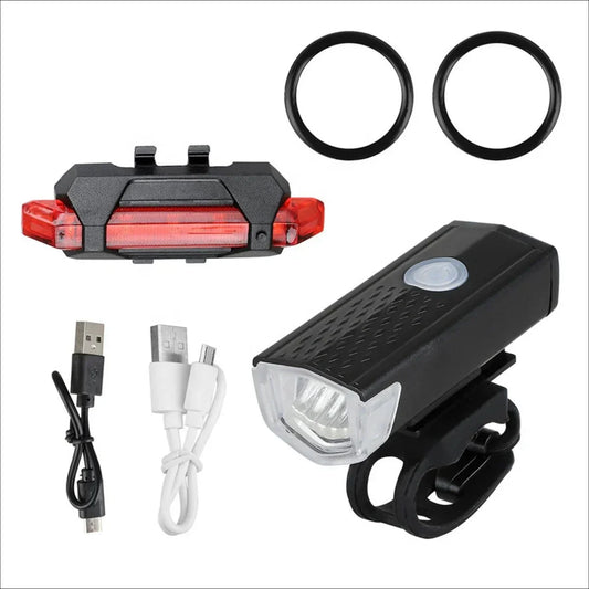 Cykelbelysningsset BrightSafe USB – Säkerhet och Komfort