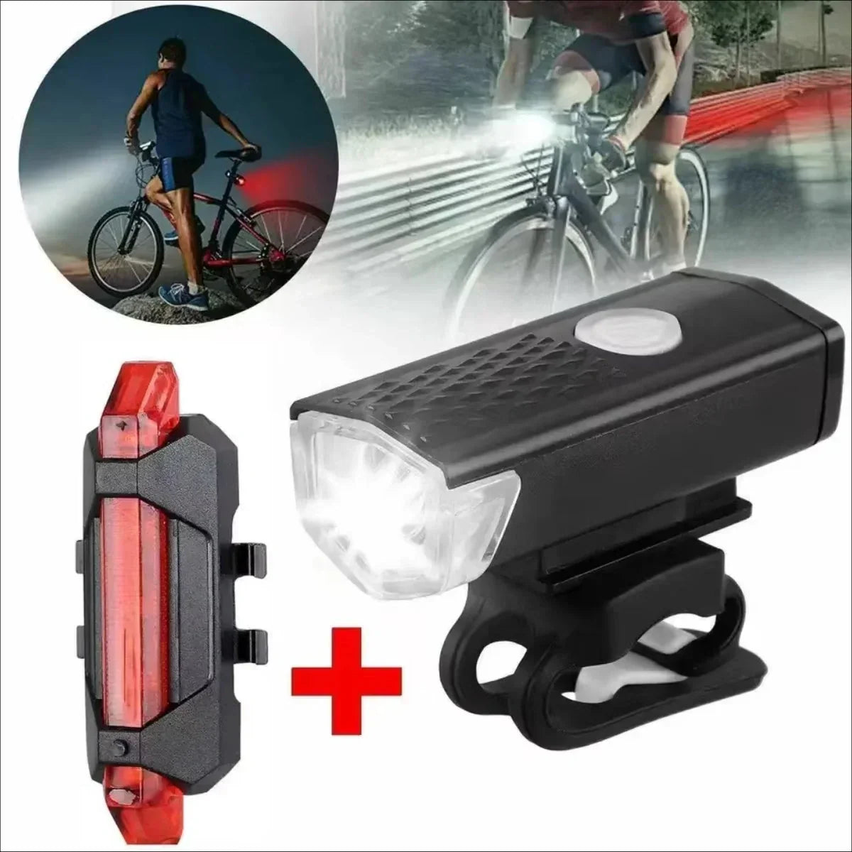 Bicycle Light Set BrightSafe USB – Sikkerhed og Komfort