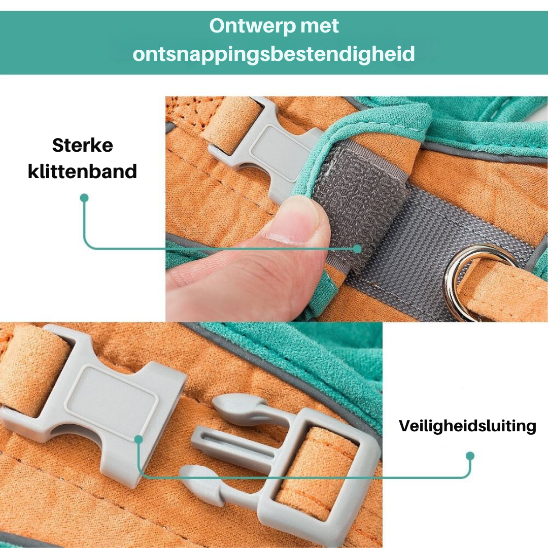 Sikker og Behagelig Kattesele - Justerbare Størrelser