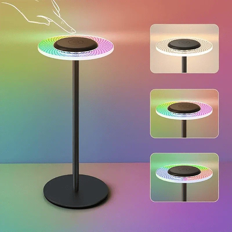 Smart RGB Bordlampe med Justerbar Farve og Lysstyrke