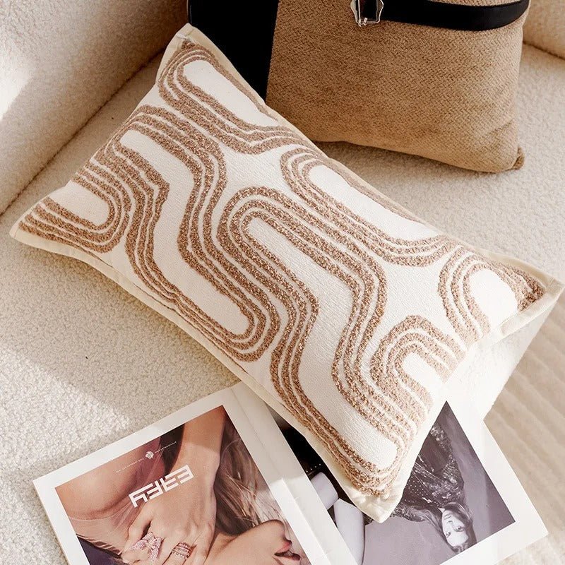 Lyxiga Jacquardkuddfodral - Tidlös Design & Komfort
