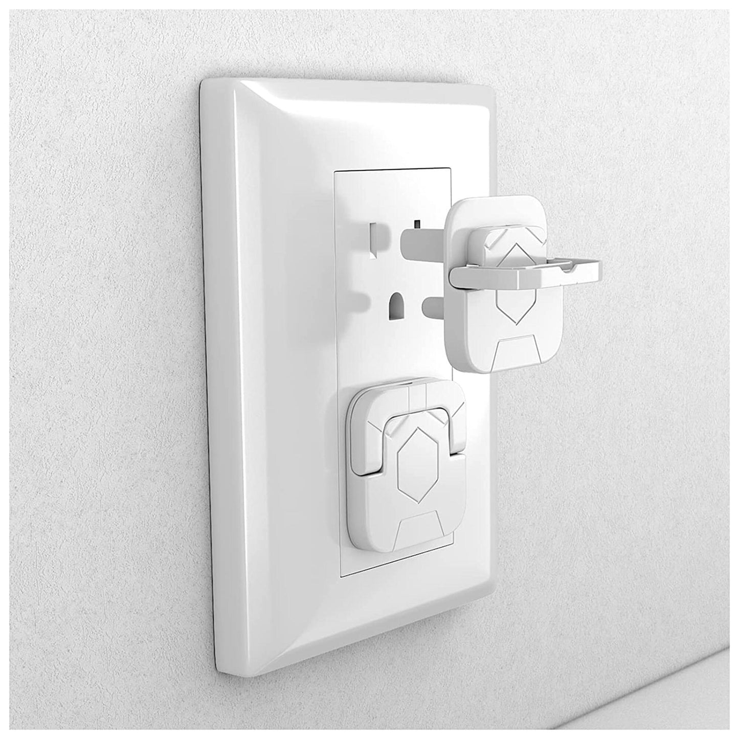 Sikkerhedsbeskyttelse til Elektriske Stik til Børn - Skjult Håndtag | 12 Stykker