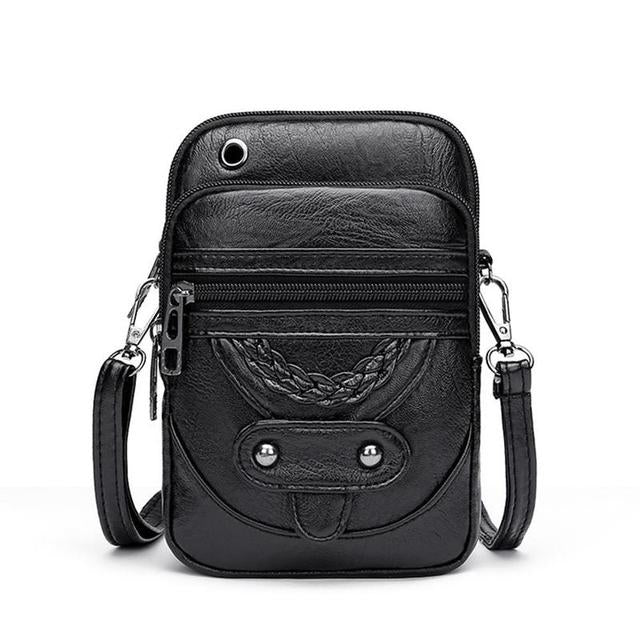 Elegant Vintage Skuldertaske i Kvalitetslæder