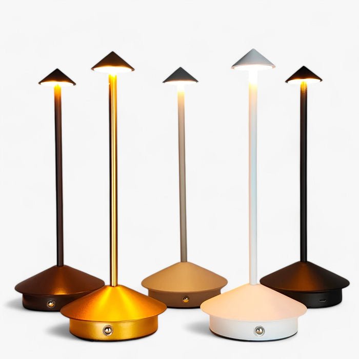 Elegant USB-bordlampe med berøringsfunktion og dæmpbart lys