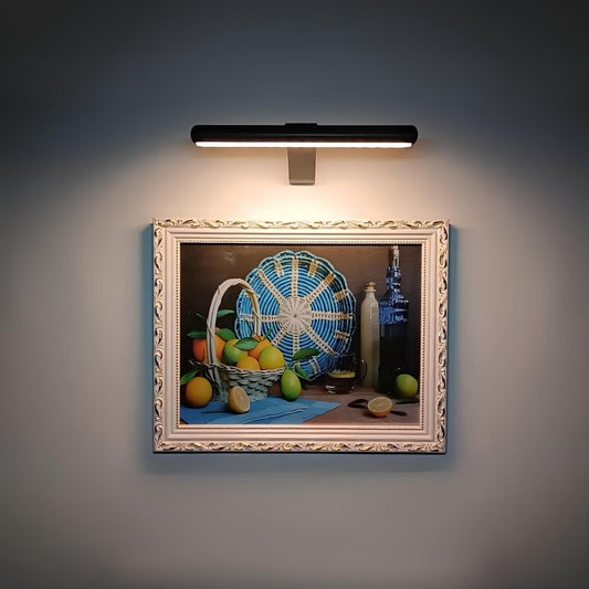Trådløs Kunstbelysning med Justerbart Lys til Dine Værker