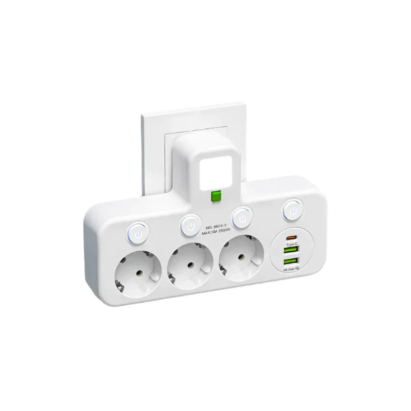 Sikker PowerHub | Effektiv Oplader til Alle Dine Enheder