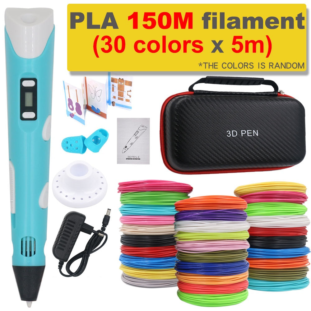 3D-penna för gör-det-själv med 200 m PLA-filament – Present till barn
