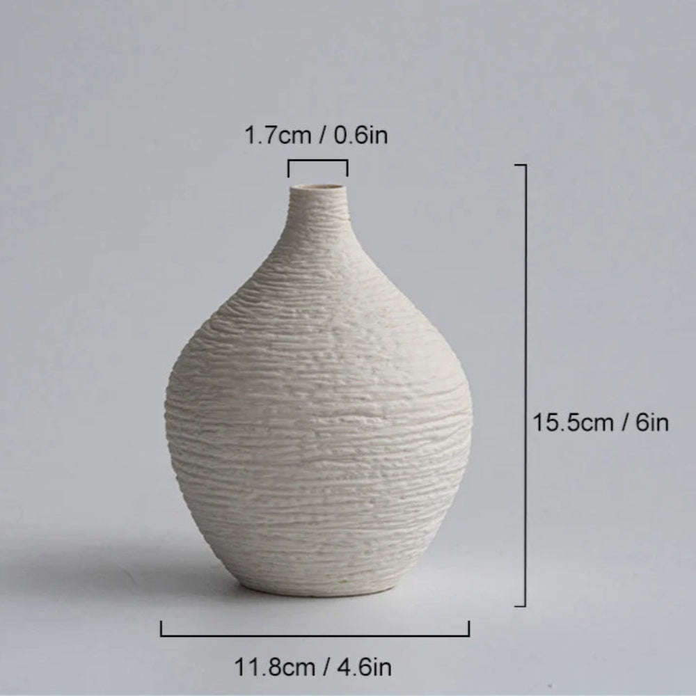 Keramikvase med nordisk elegance