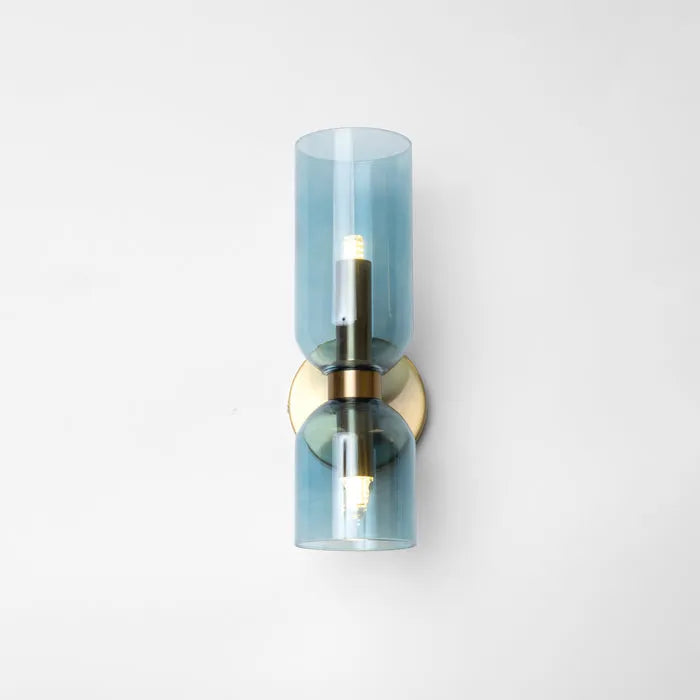 Elegant vägglampa i glas och metall - Skapa mys i hemmet