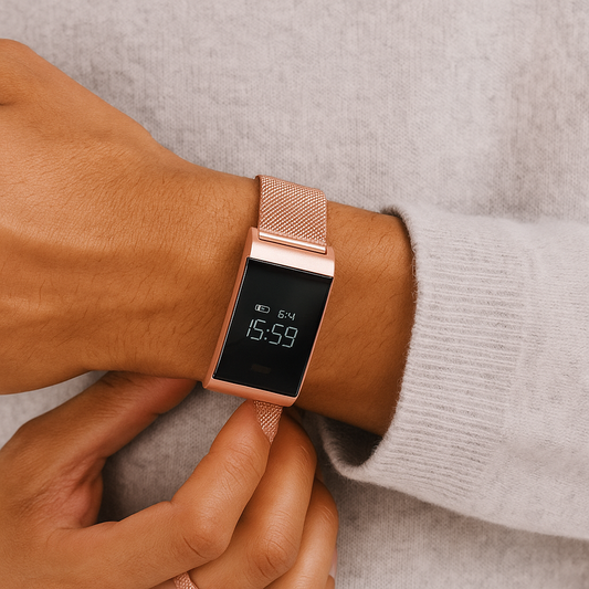 Vandtæt Smart Fitness Ur med Pulsmåler og Søvntracker