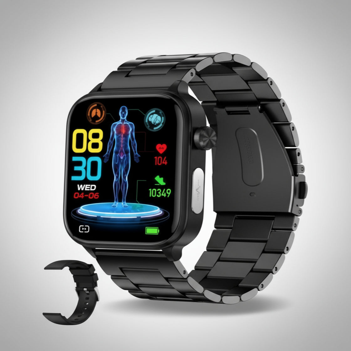 Senior Smartwatch med SOS-larm och Hälsoövervakning
