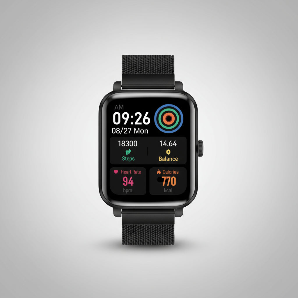 Senior Smartwatch med SOS-larm och Hälsoövervakning
