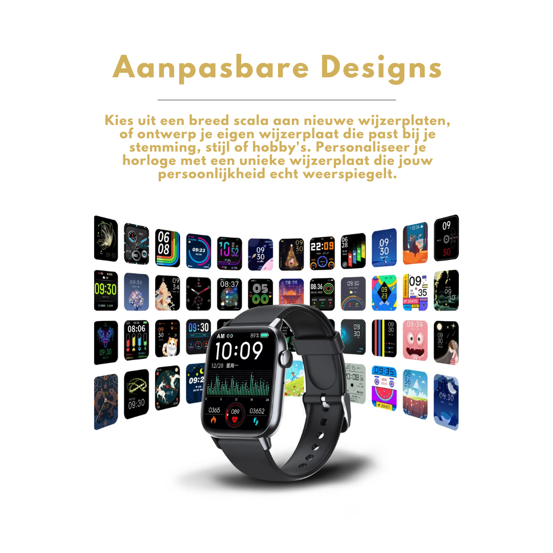 Hälsovakt Smartwatch - Elegant och Vattentät