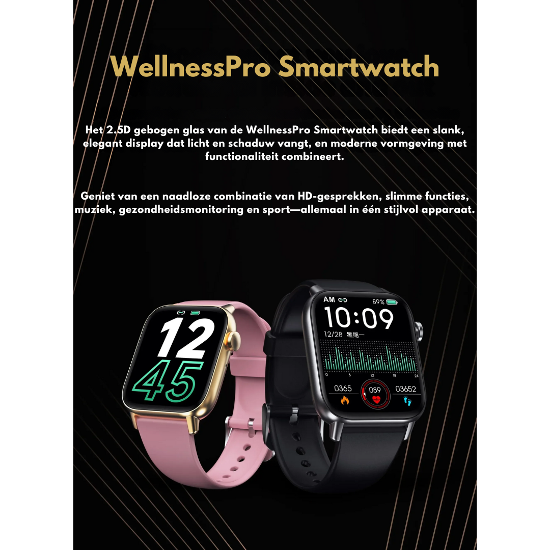 Hälsovakt Smartwatch - Elegant och Vattentät