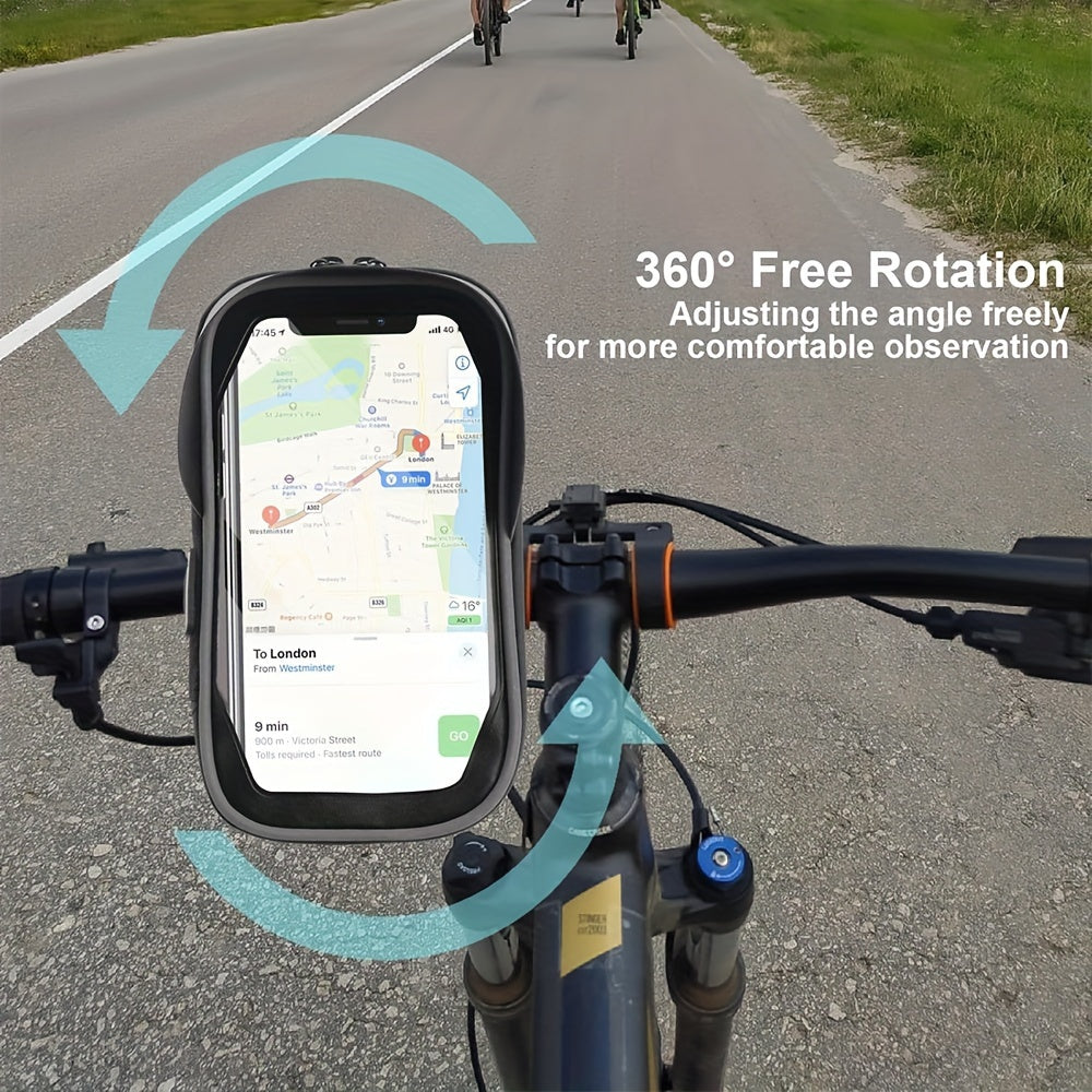 Vandtæt Telefonholder til Cykel og Motorcykel | 360° Justerbar