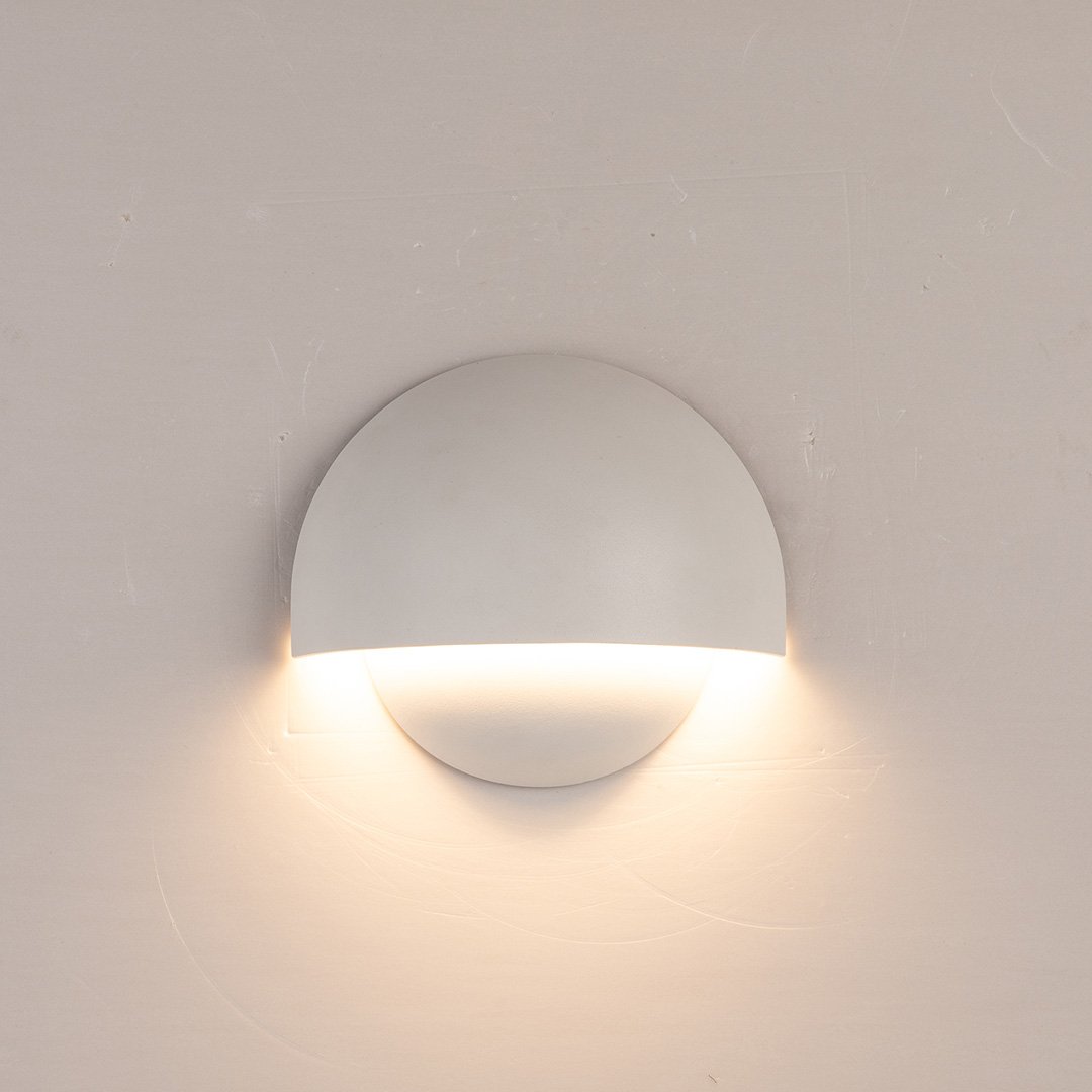 Robust Utomhus LED-vägglampa med Mjukt Ljus