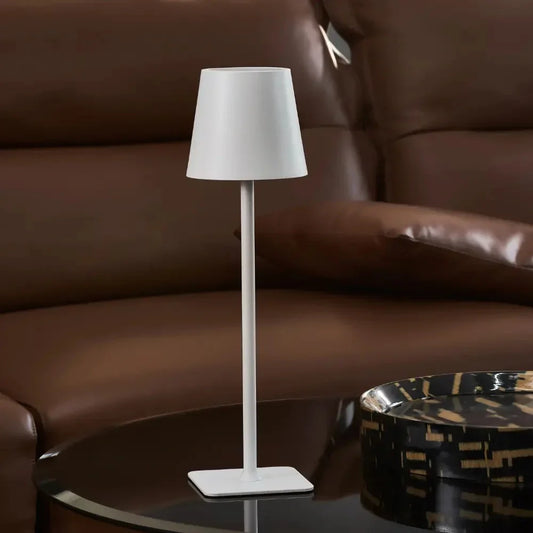 Høj Genopladelig Bordlampe | Trådløs belysning til inde og ude