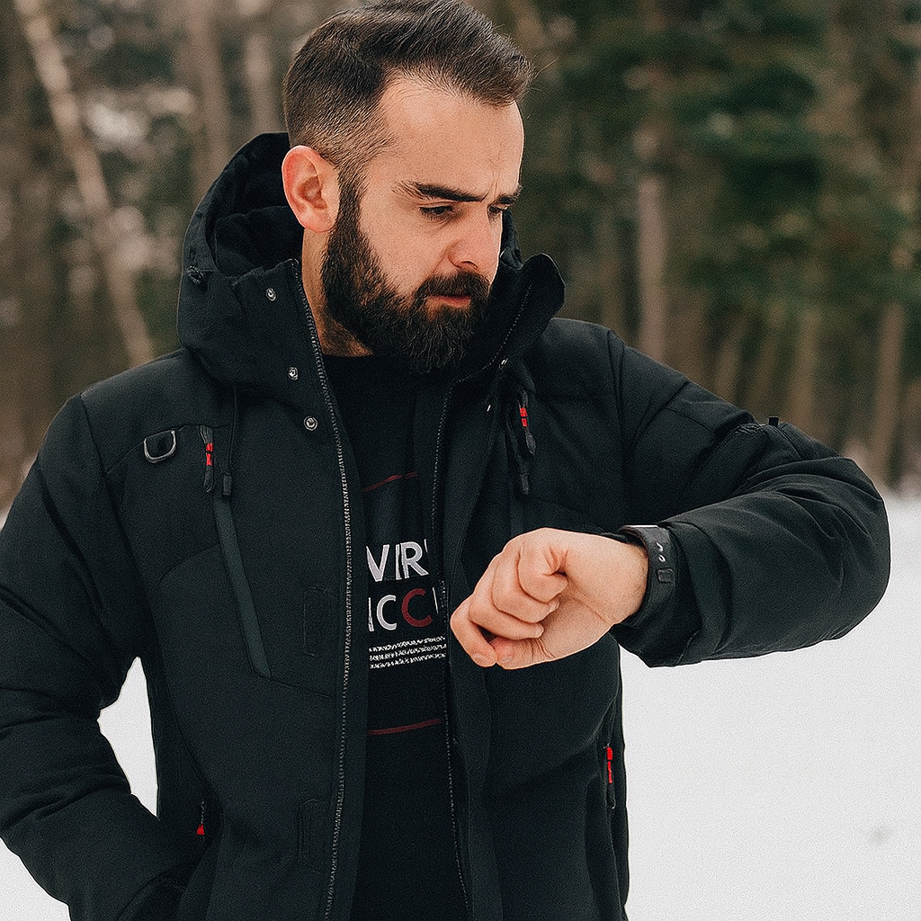 Vattentät Herr Vinterjacka - Lätt och Varm för Alla Förhållanden