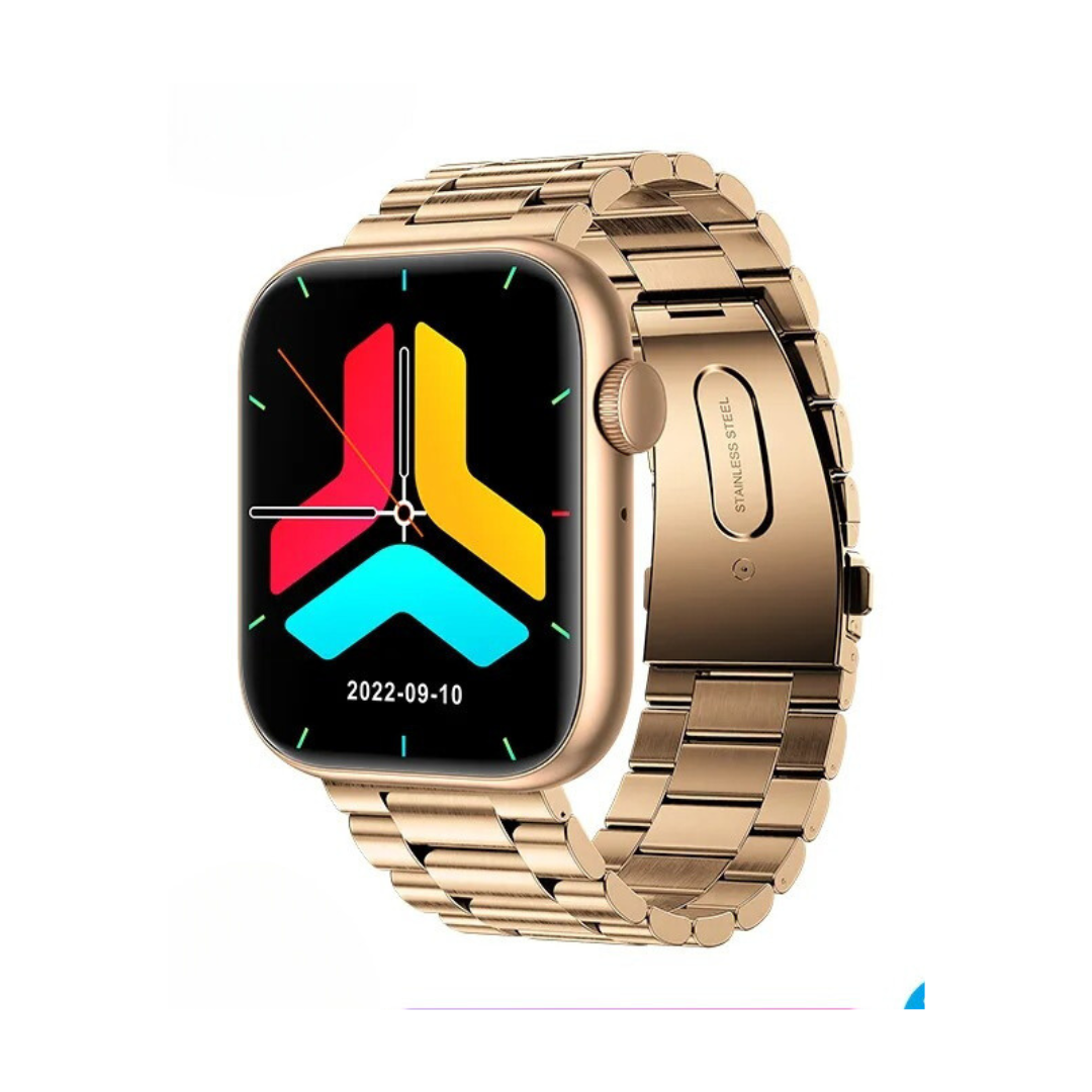 Smartwatch med Trådløs Opladning og Sundhedsovervågning