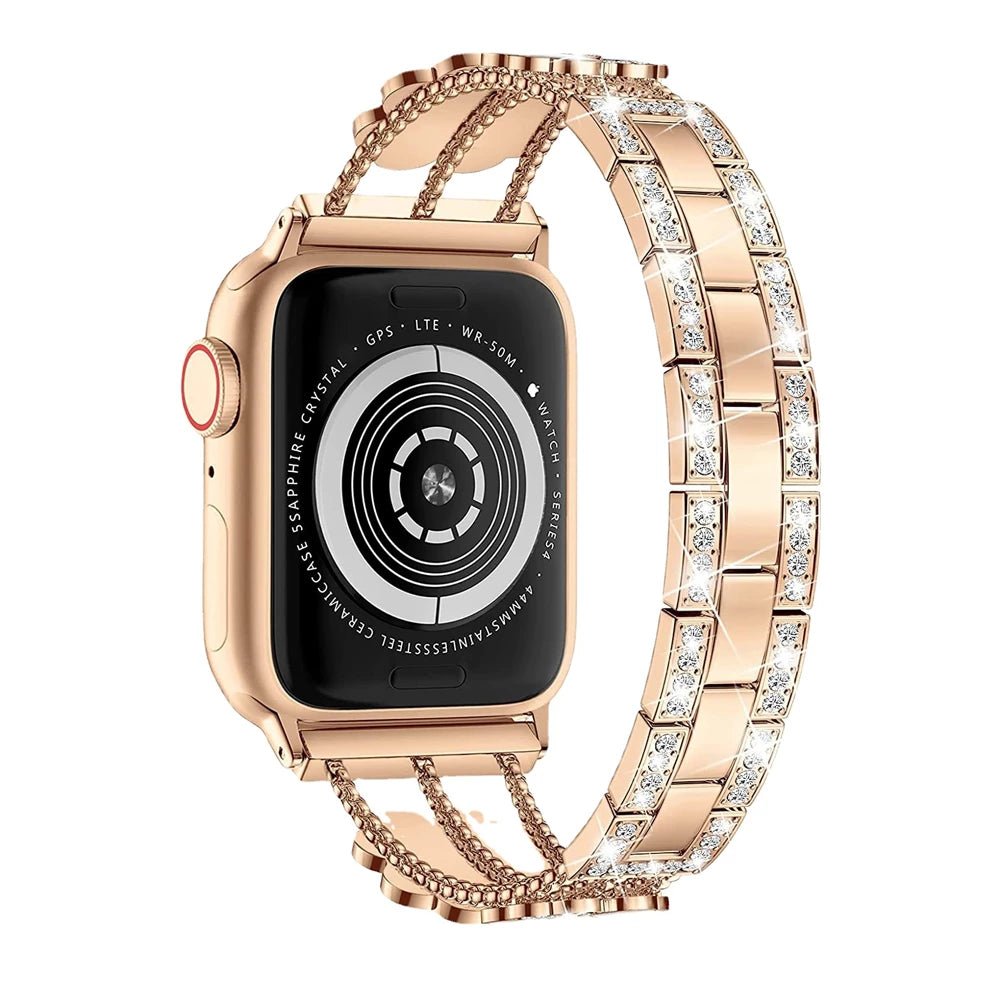 Elegant Apple Watch-rem med firkløverdesign til enhver lejlighed