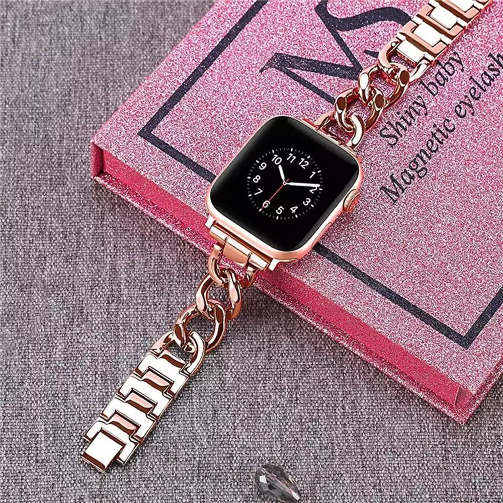 Moderne rustfrit stål armbånd til Apple Watch til kvinder