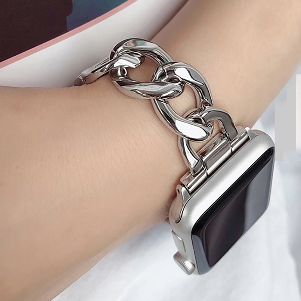 Moderne rustfrit stål armbånd til Apple Watch til kvinder