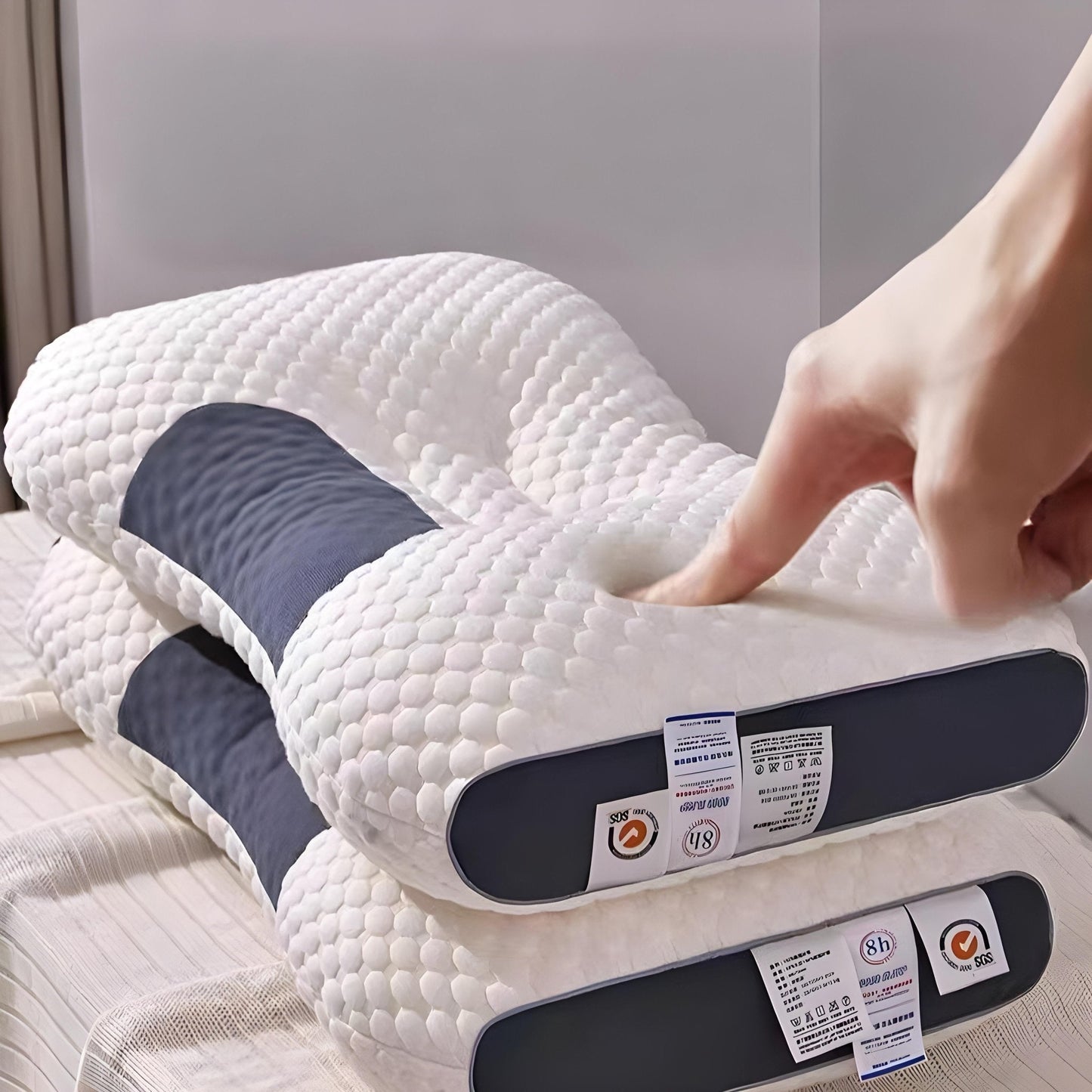 Ergonomisk Kudde för Nacksmärta – Sov Bättre Varje Natt